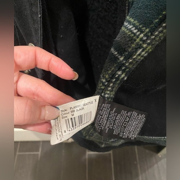 Pepe Jeans Womens Black Jacket Parka SZ. M - Picture 5 of 6